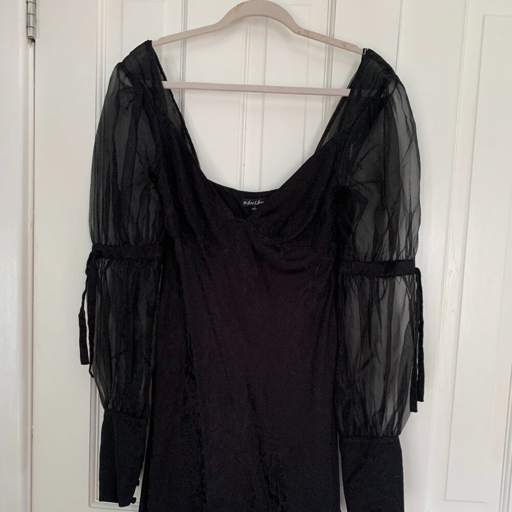 For Love and Lemons Puff-Sleeve Mini Dress